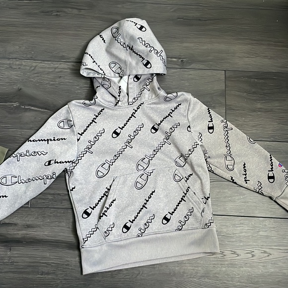 Bundle of 2 Champion hooded sweatshirts size 5/6 - Picture 2 of 3